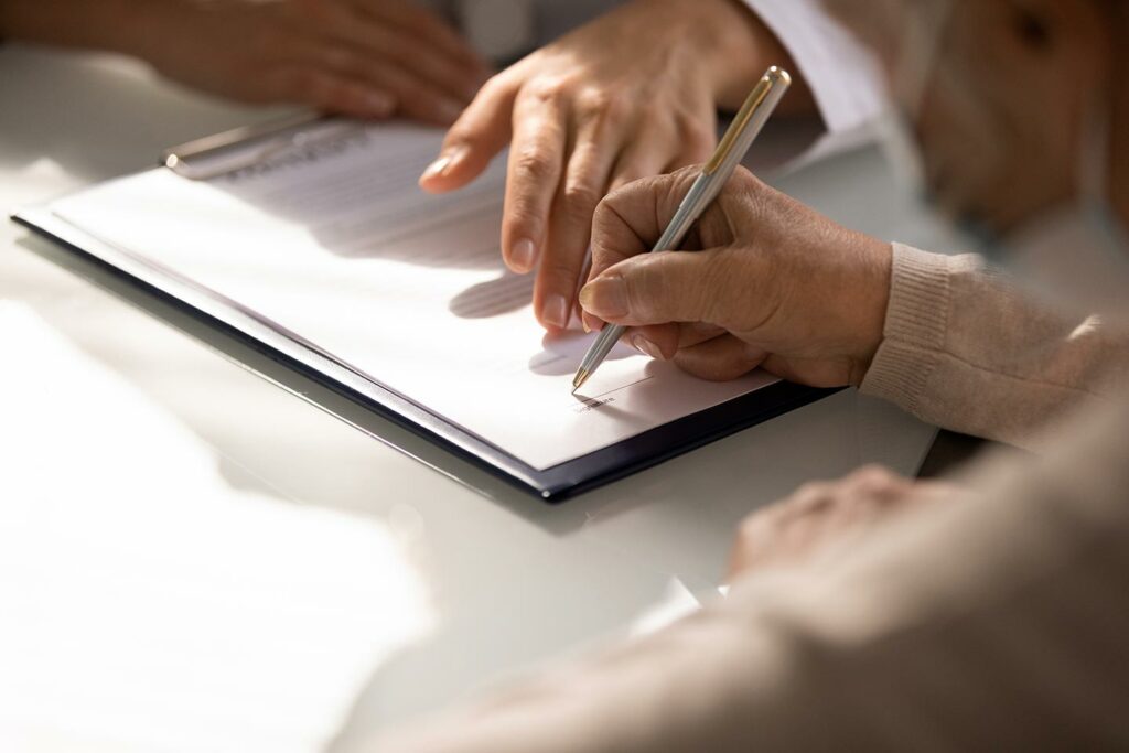 Healthcare Proxy Signing